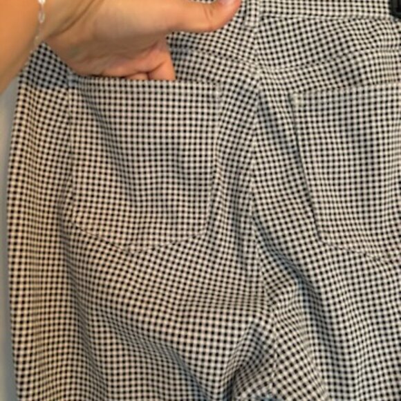 Uniqlo White Black Checkered Dress Pant XL - Picture 5 of 6